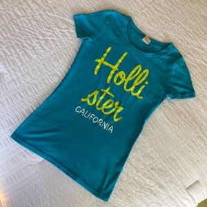 Hollister Blue Logo Tee